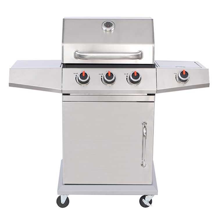 4 Burner BBQ Propane Gas Panggangan