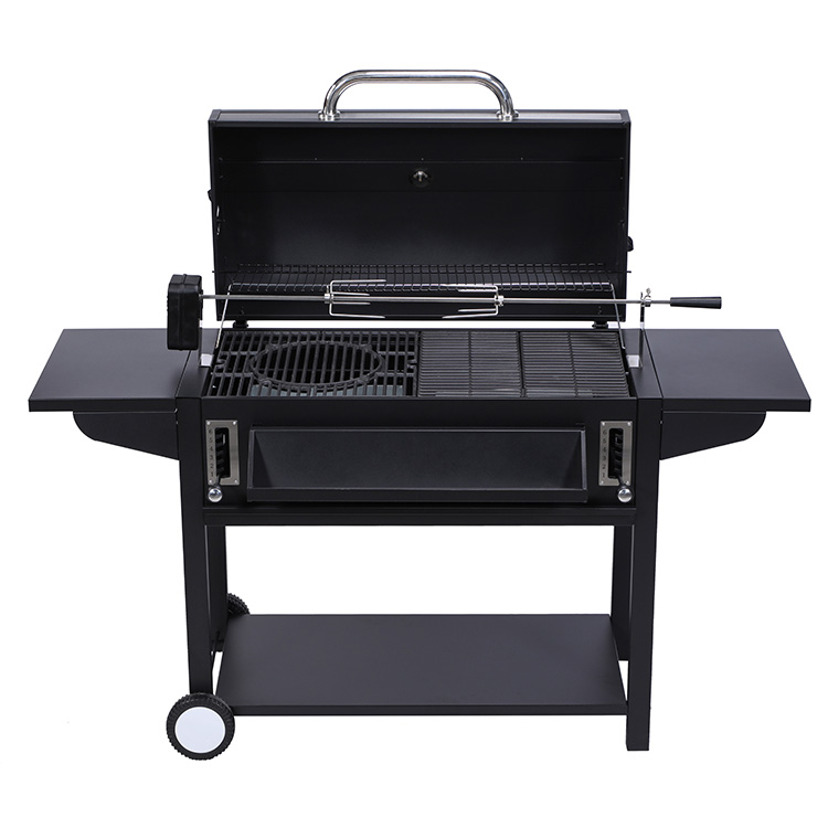 Deluxe Arang Barbecue Trolley Panggangan